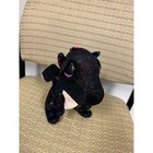 Ty  Beanie Boos Anora The Dragon Black Rainbow Glitter Plush Stuffed Animal 8 In