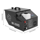 Low-lying Fog Machine Wedding Stage Smoke Effect Dmx Dry Ice Fogger 860-1076ft  