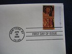 2000 Louise Nevelson Royal Tide I Gold Golden Cover Fdc Replica Stamp