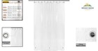 Transparent Shower Curtain Liner With Grommets  54 Inch Wide  All Season Use