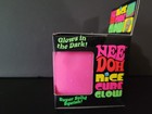 Nice Cube Nee Doh Glow Super Solid Squish Pink Squeeze Toy 