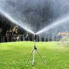 360   Automatic Rotating Sprinkler Garden Irrigation Watering Nozzles With Tripod