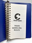 Vintage Nos - Original 1980 Chessie System Train Handling Rules Manual Railroad