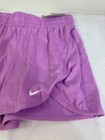 Nike Big Kids Dri Fit Breezy High Waisted Training Shorts Girls Sz L Purple New
