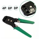 Rj45 Crimping Tool 6p 8p Rj11 Rj12 Network Cable Tester Crimper Stripper Cutter