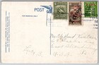 Pedro Miguel Locks Panama Canal 1935 Ecuador Postmark Vintage Postcard