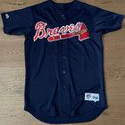 Andruw Jones Beckett Bas Signed Game Used Worn Jersey Baseball Psa Mlb Braves