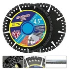 3pcs 4 5 Diamond Saw Blade Cutting Disc Multi Purpose Tile Metal Concrete Cutter