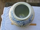 Huge Korean Blue   White Porcelain Moon Jar- 12 X 12 In-cardinal Soo-hwan Insc 