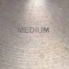 Paiste 2002 18  Medium Crash Ride Cymbal Black Logo Vintage 1970s Used