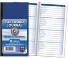 Adams Password Journal  6 25 X 3 25 Inches  apj99   1 Count  pack Of 1   Blue 