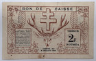 Series Of 1942 New Caledonia 2 Francs Note P  53 Crisp Au