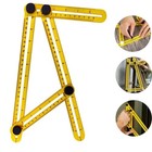 Angleizer 4 Fold Tile Ruler Multi Angle Template Tool Drill Tile Measuring Guide