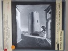 Red Tower And Courtyard  Giorgio De Chirico  Magic Lantern Glass Slide