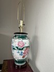 Antique Chinese Famille Rose Porcelain 18  Vase Lamp