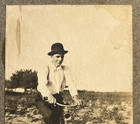 Young Man On Bicycle Cabinet Card Early 1900 s 4  X 6 