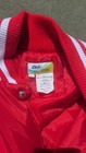 Vintage 1990s Miller High Life Beer Red Satin Bomber Jacket- Breweriana
