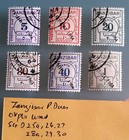 Zanzibar Postage Dues Overprinted Jamhuri 1964  Used  Catalogued At   110
