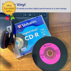 Verbatim Cd-r Blank Discs 700mb 80min 52x Recordable Disc For Data And Music Wit