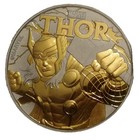 Silver Coins 2018 Thor Marvel 1 Oz  999 24k Gilded Bullion Edition
