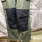 H2o Xpress Mens Green Black Softshell Cargo Pockets Fishing Bib Overalls Medium