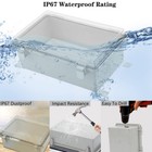 Plastic Electrical Enclosure Box Ip67 Waterproof Wall Mounting Junction Boxes