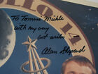 Apollo 14   M7 Astronaut Alan Shepard Hand-signed Wss Portrait 8x10 Nasa Photo