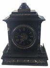 Antique Victorian French Mantle Clock Hubert   Cana  rare  Marble   Slate 1883