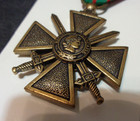 Ww2 French Cross De Croix De Guerre Gallantry Medal 1939 1945 New