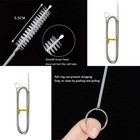 2 Pack 60 Inch Flexible Tube Cleaning Brush Stainless Steel Long Cleaner