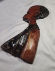 Vintage Hand-carved Solid Wood African Folk Art 18  Male Figure  1 Made In Ghana