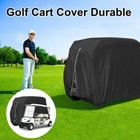 Dustproof Waterproof Golf Cart Cover Tarp 4 Passenger For Club Car Ez Go Yamaha