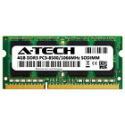 A-tech 4gb Pc3-8500 Laptop Sodimm Ddr3 1066 Mhz Notebook Memory Ram 1067 1 1x 4g
