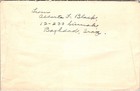 Iraq Early Postal Airmail Cover Mult Franking Addr Usa Canc Baghdad