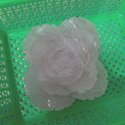 5   Natural Pink Rose Quartz Roses Flower Hand Carved Crystal Healing 1pc