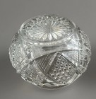 Antique Glass Vanity Dresser Powder Jars - No Lid