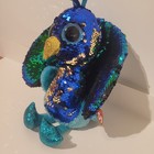 Ty Flippables Sequins Beanie Boos Tyson Peacock 6  W Tags Plush Stuffed Toy