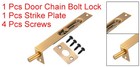 Flush Bolt 6 Inch Stainless Steel Door Concealed Slide Lock Latch Brass