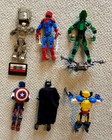 Lego Marvel   Dc Lot Of 6 Super Heroes Construction Large Figures  read Desc 