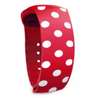 Disney Parks Minnie Mouse Red White Polka Dots Magicband Plus Sealed - New