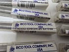 10 Rico T-403 Sg-3 8mm Carbide Burrs Double Cut Rotary Die Grinder Bits Nos Usa