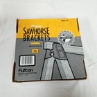 Heavy Duty Fulton Sawhorse Brackets Model 100 In Box - Holds Up To 500 Lbs