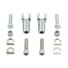 Chrome Foot Peg Supports Mounts Clevis Kits For Harley Davidson Softail 2000-06