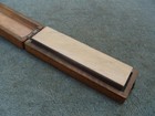 Small Belgium Coticule Oilstone  Razor Hone  In Case 