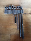 Metal Letterpress Furniture Lot Of 33 Assorted Sizes  