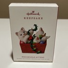 Hallmark Keepsake Mischievous Kittens Ornaments Lot 2018   20    2019   21  Nib