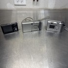 Lot 3 Canon Powershot A70 Vintage Digital Camera Casio Nikon Film For Parts 