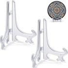 2pcs Small Clear Acrylic Plate Stands For Display 3 Inch Acrylic Easel Stand    