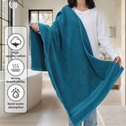 4pc 100  Cotton Bath Towel Set Soft Absorbent Bathroom Towels Face Washcloths