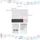  Piano Keyboard Stickers For 88 76 61 54 49 37 Keys  Letter Key Label Sticker 